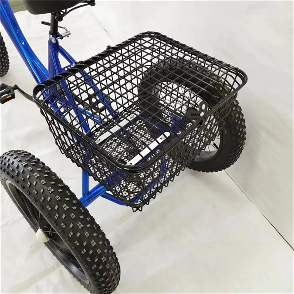 with Baskets with Charging 3 Wheels Tricycle