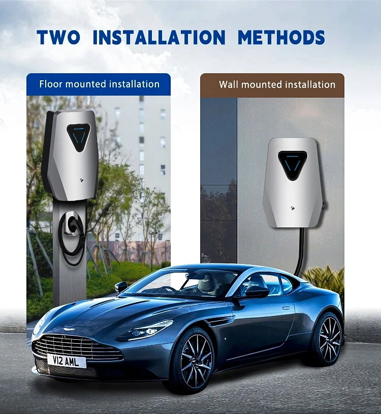 Electric Car EV Charger AC Electric Vehicle Charging Stations Pile 7kw 11kw 22kw