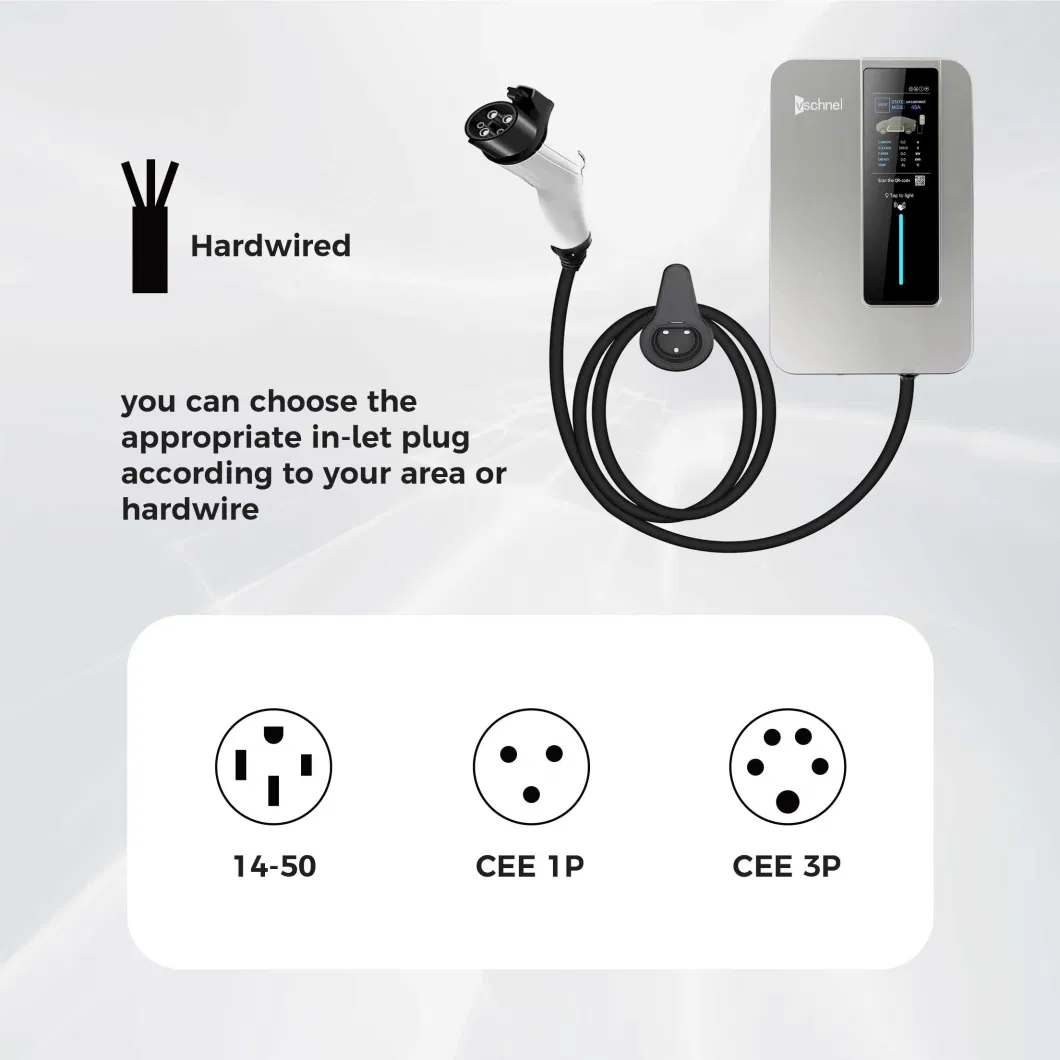 Electric Vehicles Charging Station AC EV Home Charger Point 7kw 11kw 22kw