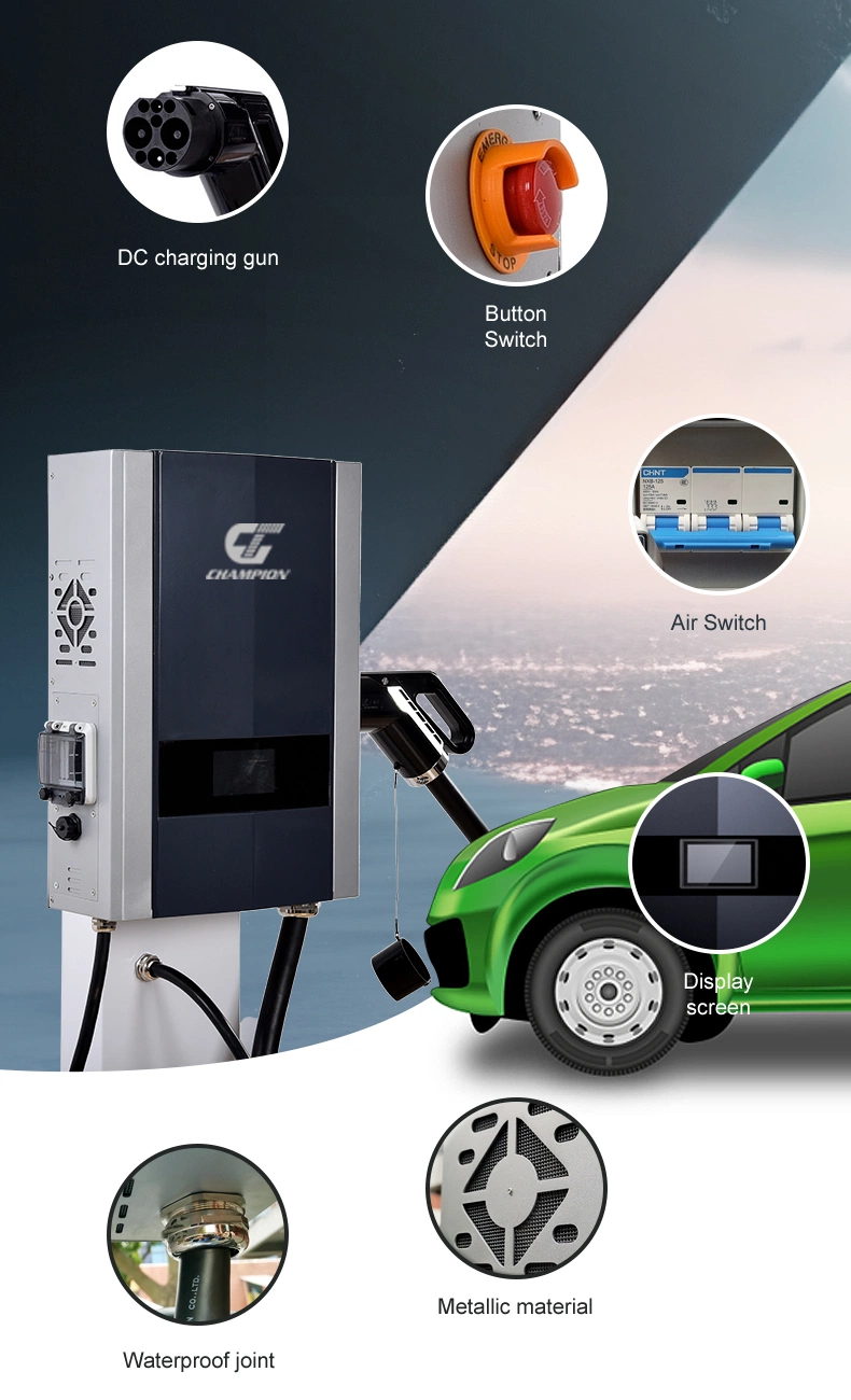 Home EV Charging Station DC Charging Electric Vehicle Charging Point 7kw 15kw 20kw 30kw Wallbox Charger