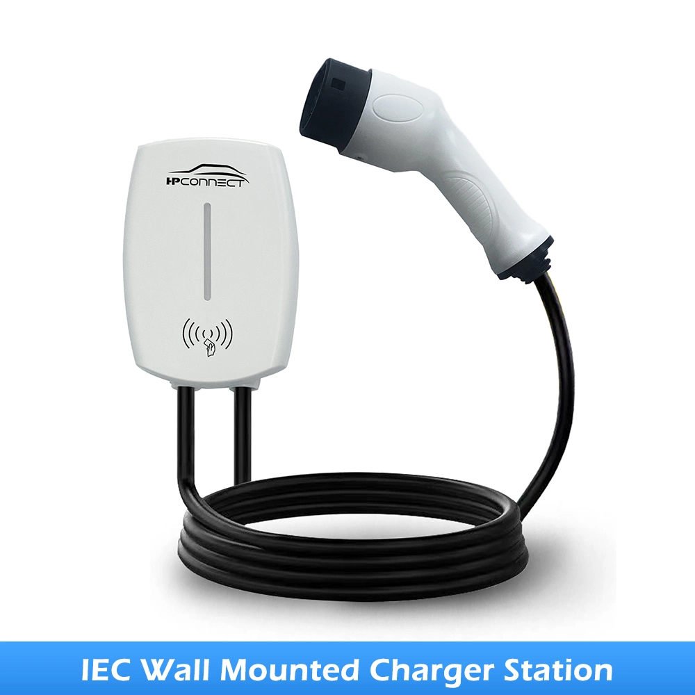 3.5kw 7kw 16A 32 IEC Type 2 Car Charger Wallbox Electric Vehicle EV Charging Station with CE