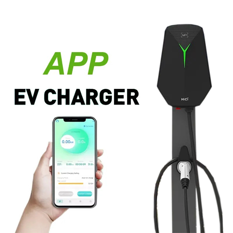 Efficient Wall-Mounted EV Charging Station