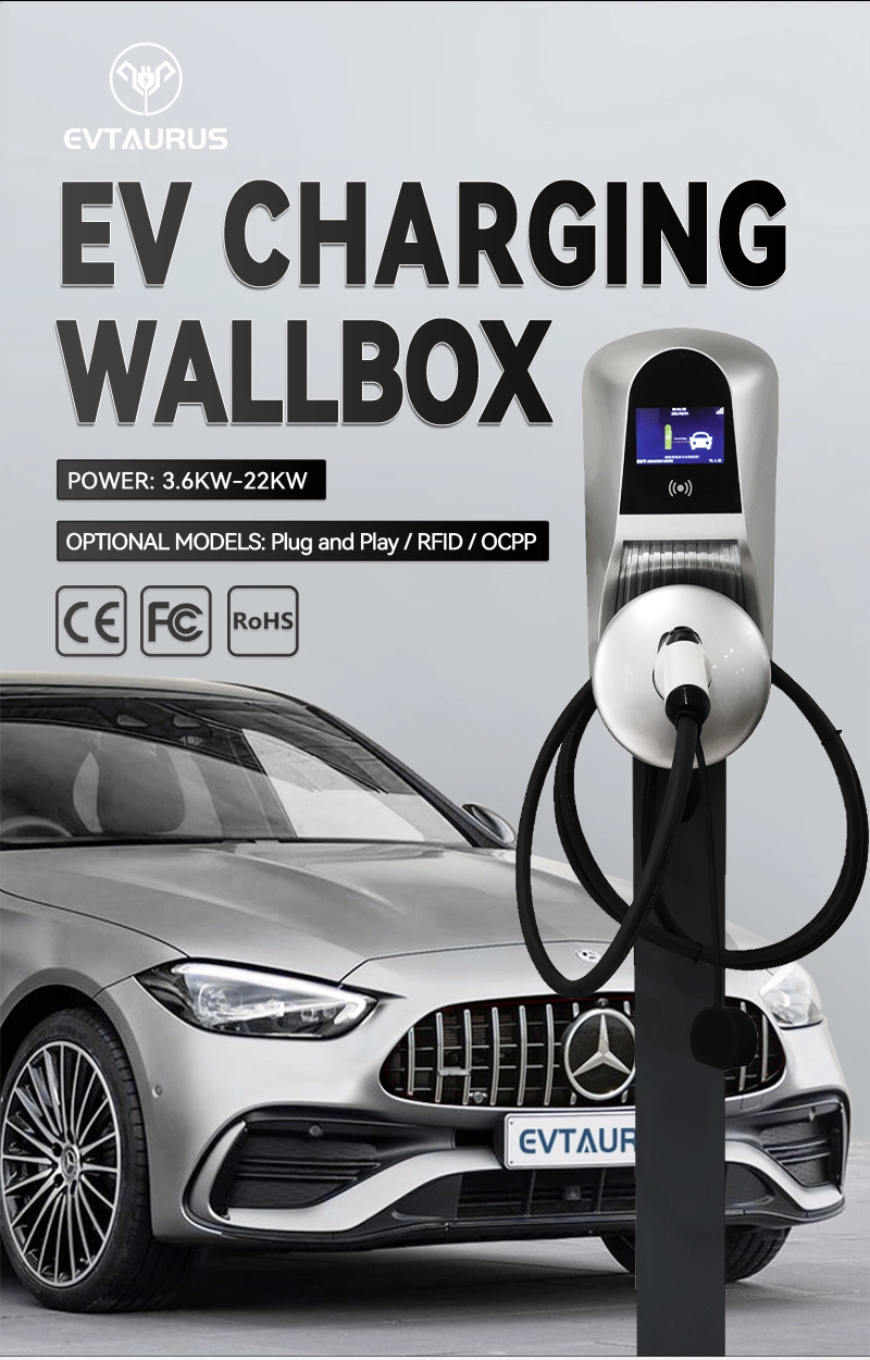 Air Cooling Car on Board Battery Charger 7kw 16A Wallbox EV Electric Car Charger