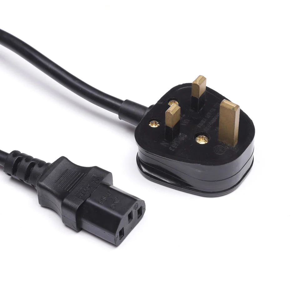 CE Certified Electrical Laptop Power Cable Specification UK Power Cord