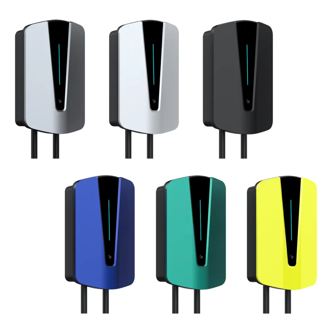 Factory Customized Wholesale EV Car Charger LED Display Electric Vehicle Pile 7kw 11kw 22kw