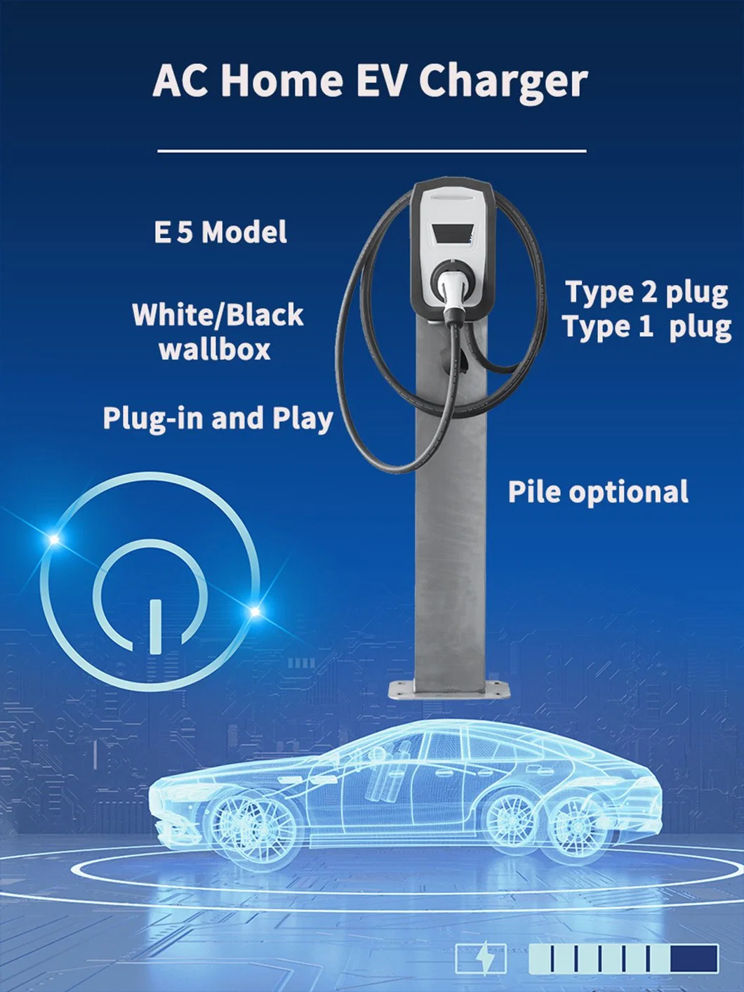 EV Charging Wall Box for EV Charging Station