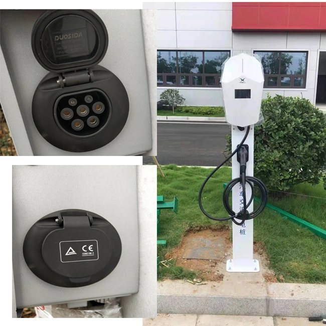 32A Adjustable Wall Mounted Home EV Charger Station Car Charging Station