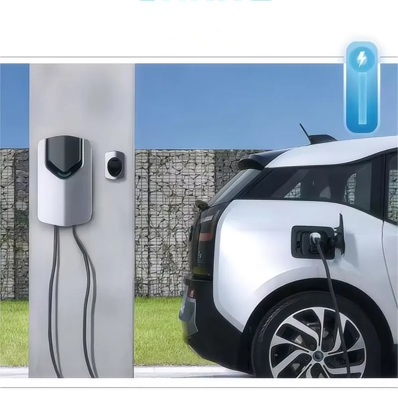 7kw Electric Car Charging Station Home Wallbox Evse AC EV Charger Type 2 Gbt Manufacturer AC Vehicle Home Charging Box