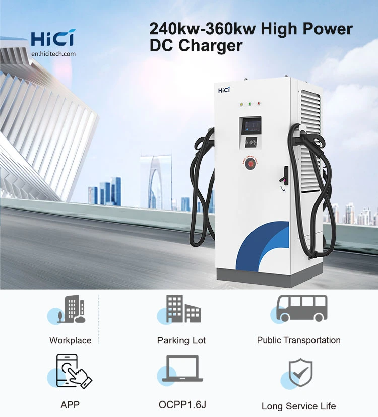 EV Charging Station 60kw/90kw/120kw 360kw CCS+Chademo+AC Type 2 EV Charger Station