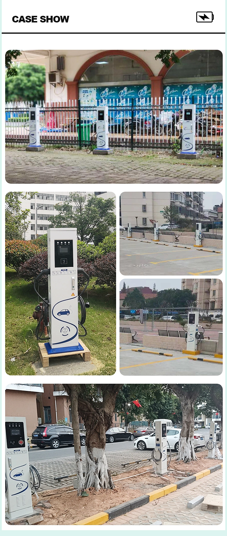 Bussines EV Charging Station AC Charging Electric Vehicle Charging Point 11kw 22kw