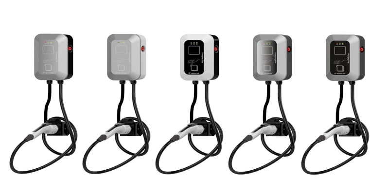 32A Adjustable Wall Mounted Home EV Charger Station Car Charging Station