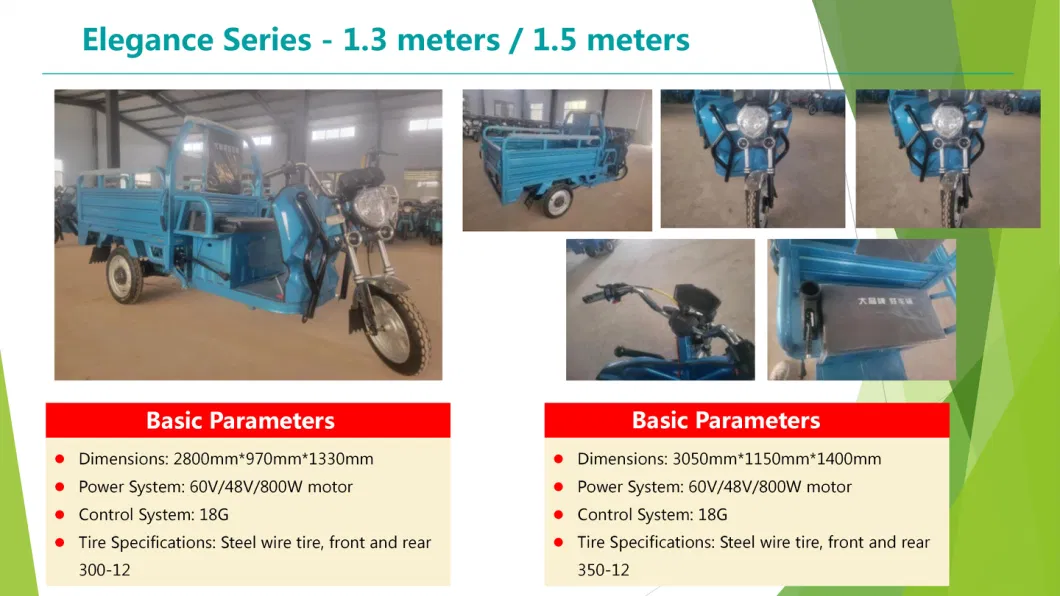 Eco-Friendly Fast-Charging Ultra-Long-Lasting Electric Trike Battery Tricycle Rickshaw