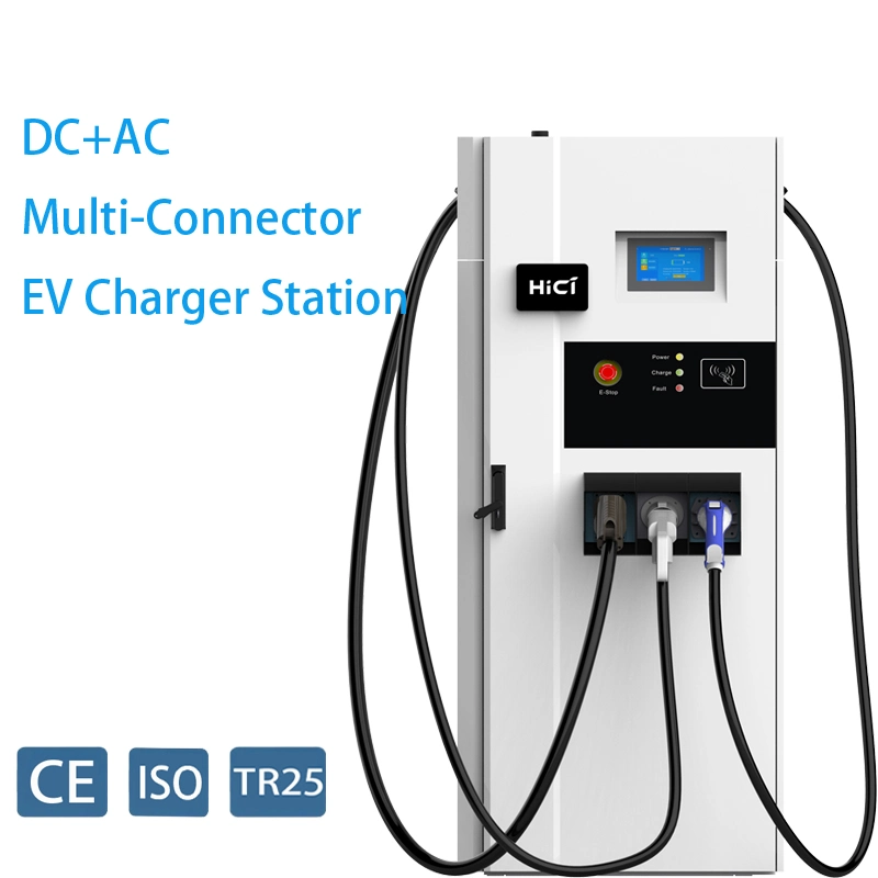 DC CCS2 Chademo, Gbt +AC Type 2 Fast Charging Station EV Car Charger Station