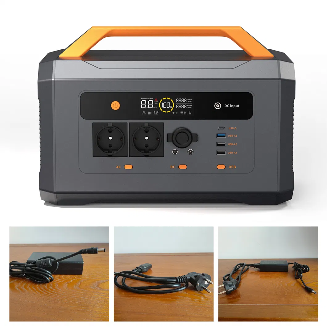 Manufacture 1200W (1008wh) Rechargeable Portable Station Power Bank Lithium Ion Battery