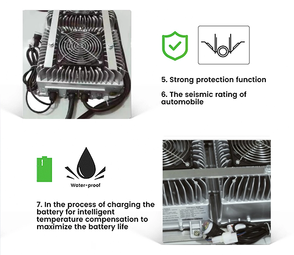 Deligreen 6.6kw Obc on Board Charger Electric Car Electrical System Components Lithium Ion Golf Cart on Board Battery