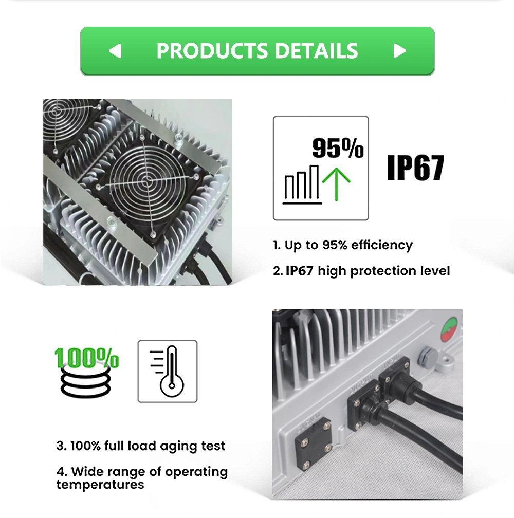 Deligreen 6.6kw Obc on Board Charger Electric Car Electrical System Components Lithium Ion Golf Cart on Board Battery