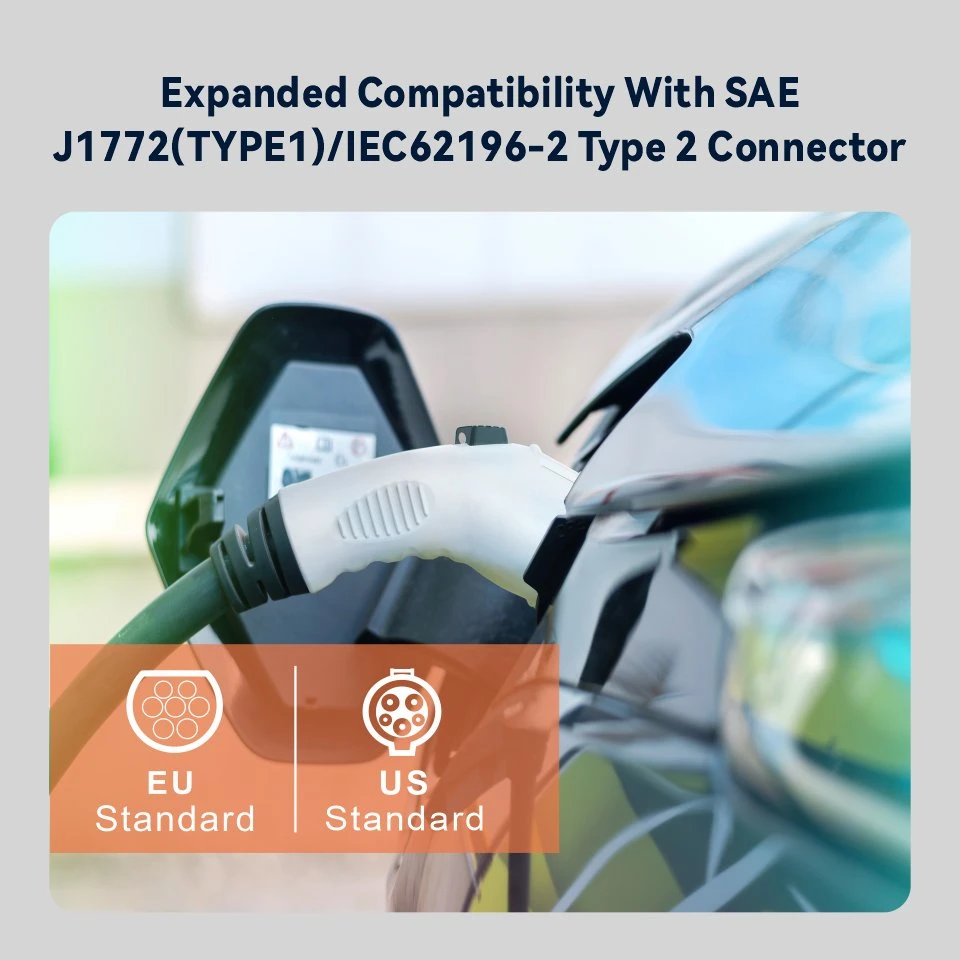 Weeyu 7kw 10kw Type1 UL Listed EV Charging Station for Electric Vehicle with FCC cULus Certificate SAE J1772 Wallbox EV Charging Station