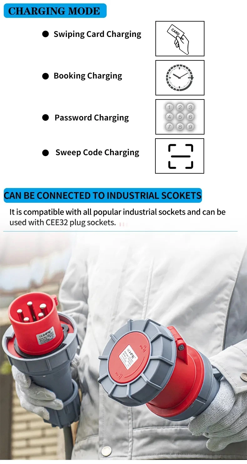 Portable 30kw DC Solar Gbt Fast Charging Station for Electric Cars