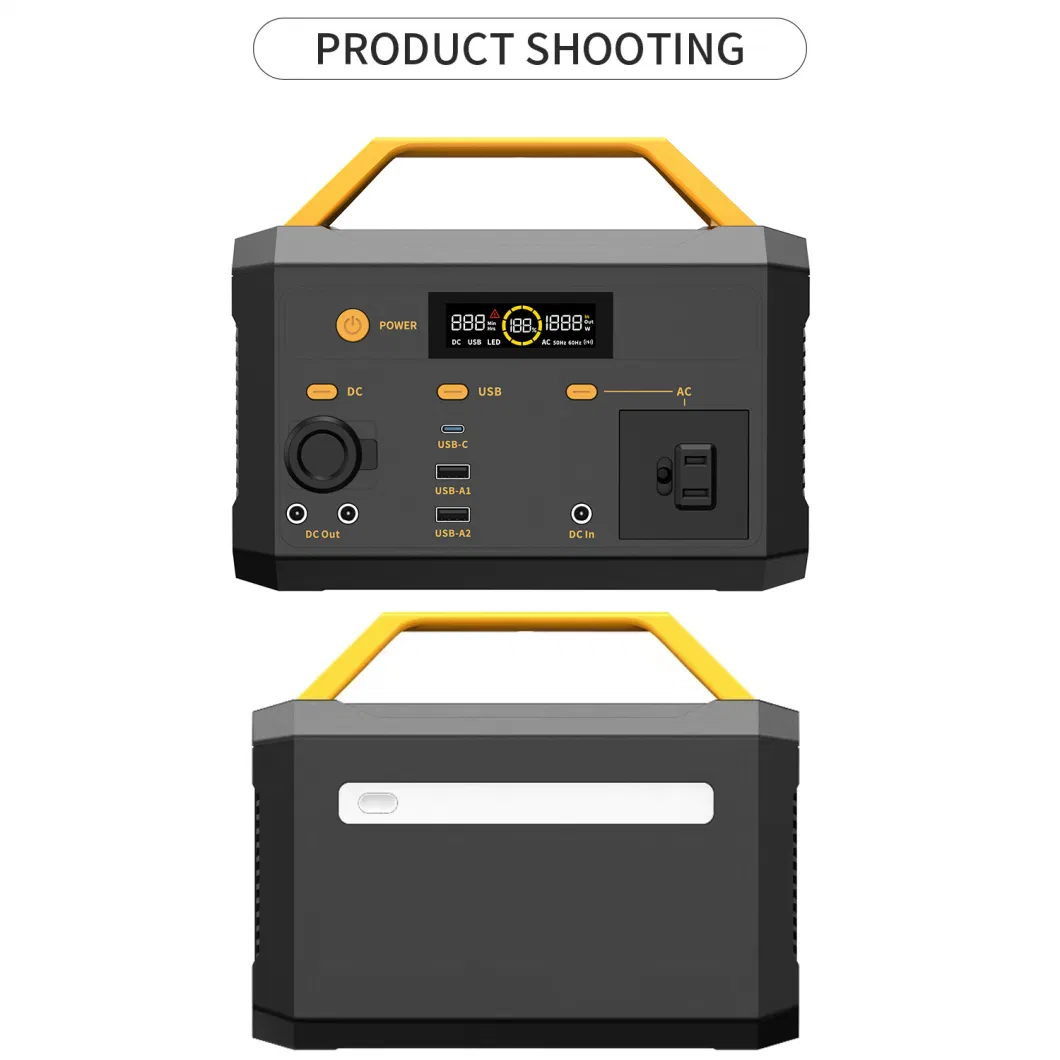 Mini Portable Power Station 268.8wh 300W Multiple Charging Solar Charging