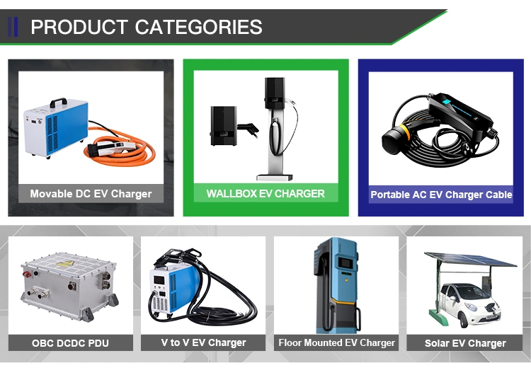 7kw Commercial 20A CCS1 Fast Electric Cars Wallbox Charging Station for Restaurants