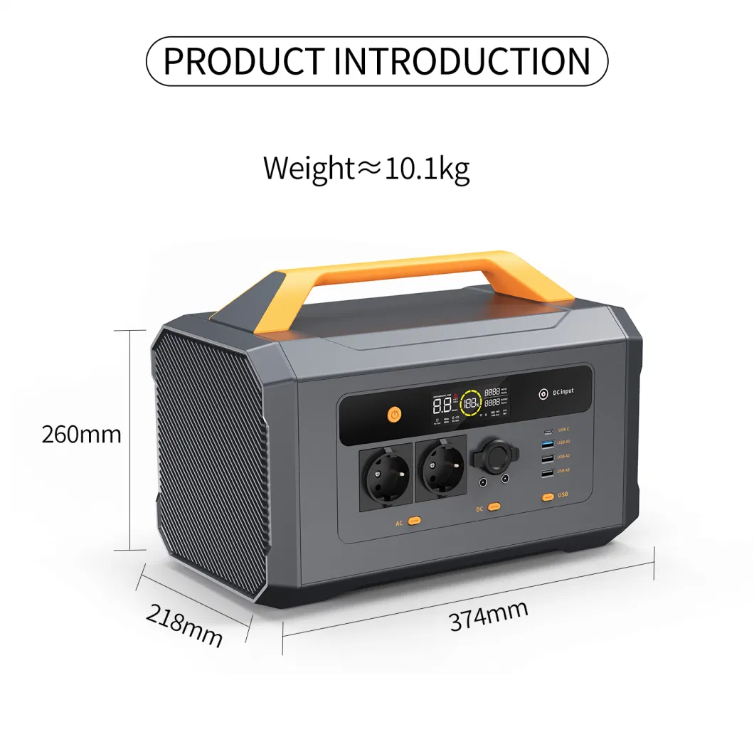 Charger 11kg Portable Power Supply DC Station LiFePO4 Battery 1200W