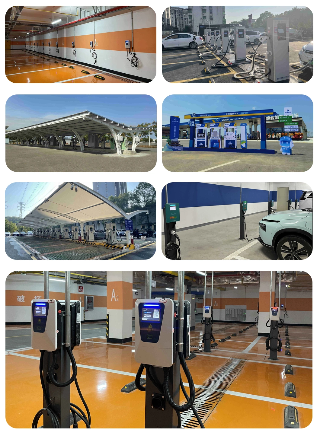 China Wall DC Type 2 EV Charger 7kw 22kw Portable Charging Station 32A AC Wallbox Home Fast Electric Charging Pile for Car