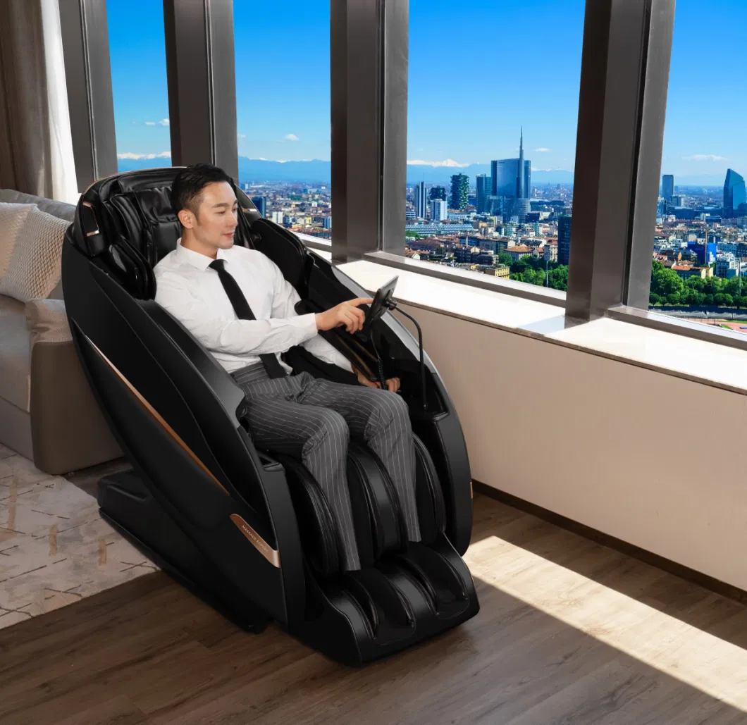 Best Luxury Sleep Aid Electric Shiatsu Zero Gravity 4D Body Massage Chair with Hood