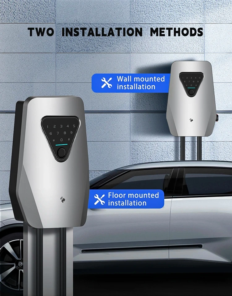 High Quality EV Fast Charger Wallbox 7kw Electric Car EV Charging Station