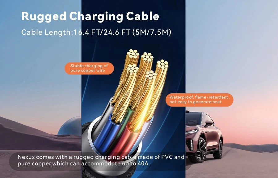 Weeyu 7kw 10kw Type1 UL Listed EV Charging Station for Electric Vehicle with FCC cULus Certificate SAE J1772 Wallbox EV Charging Station