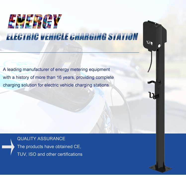 Home 2.5kw Wall Mounted or Pillar Type AC EV Charger Station Wallbox Charging for Electric Vehicle Car