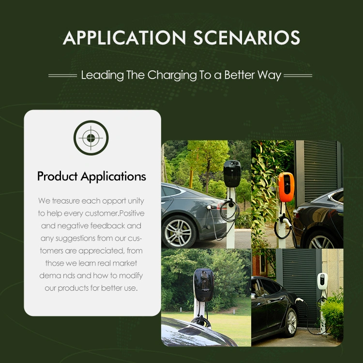 11 Kw/22kw Type 2 Socket Tuya Smart Life Electric Vehicle Charging Station