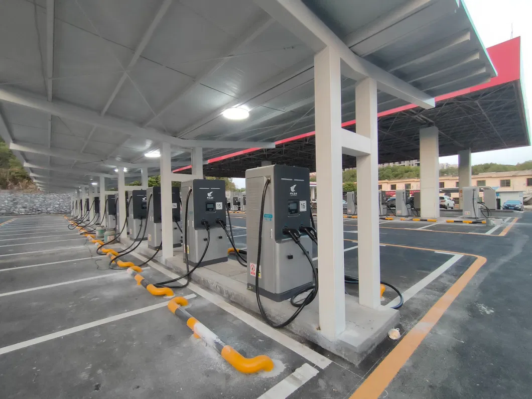 China Manufacturer 120/160/180/200kw DC Quick EV Charger Chademo Gbt CCS2 Floor Mounted Charging Pile Public Commercial Electric Car Fast EV Charging Stations