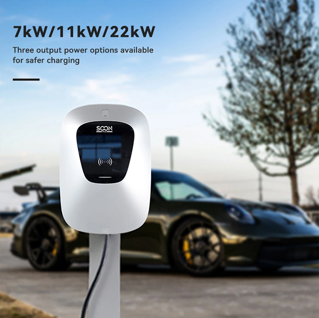 OEM ODM IP65 Ik10 Waterproof 3 Phase 11kw 22kw Home Electric Car Fast AC EV Charging Stations Box