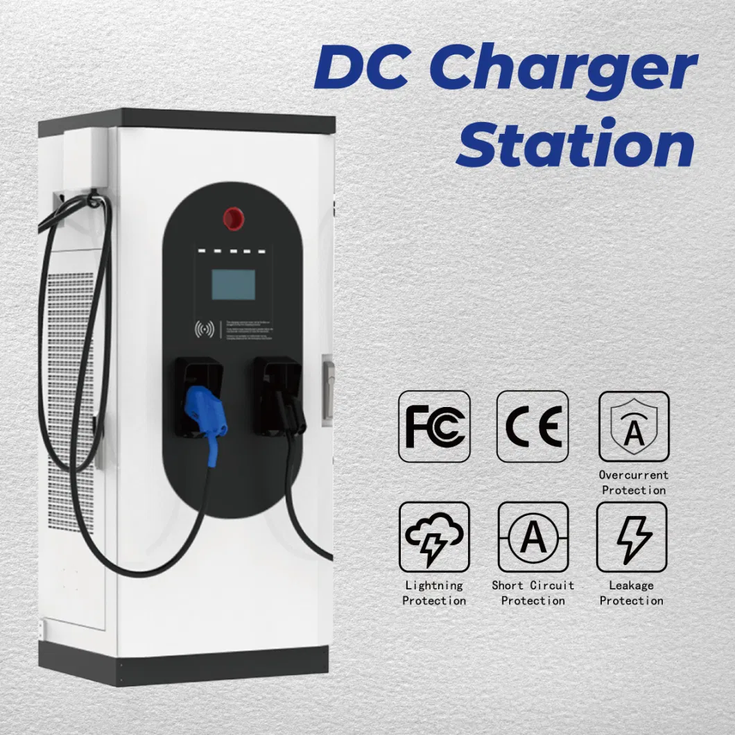 Fast Smart Charging Pile 30kw 60kw CCS/Gbt DC Electric Vehicle Charger Charging Station Ocpp Commercial