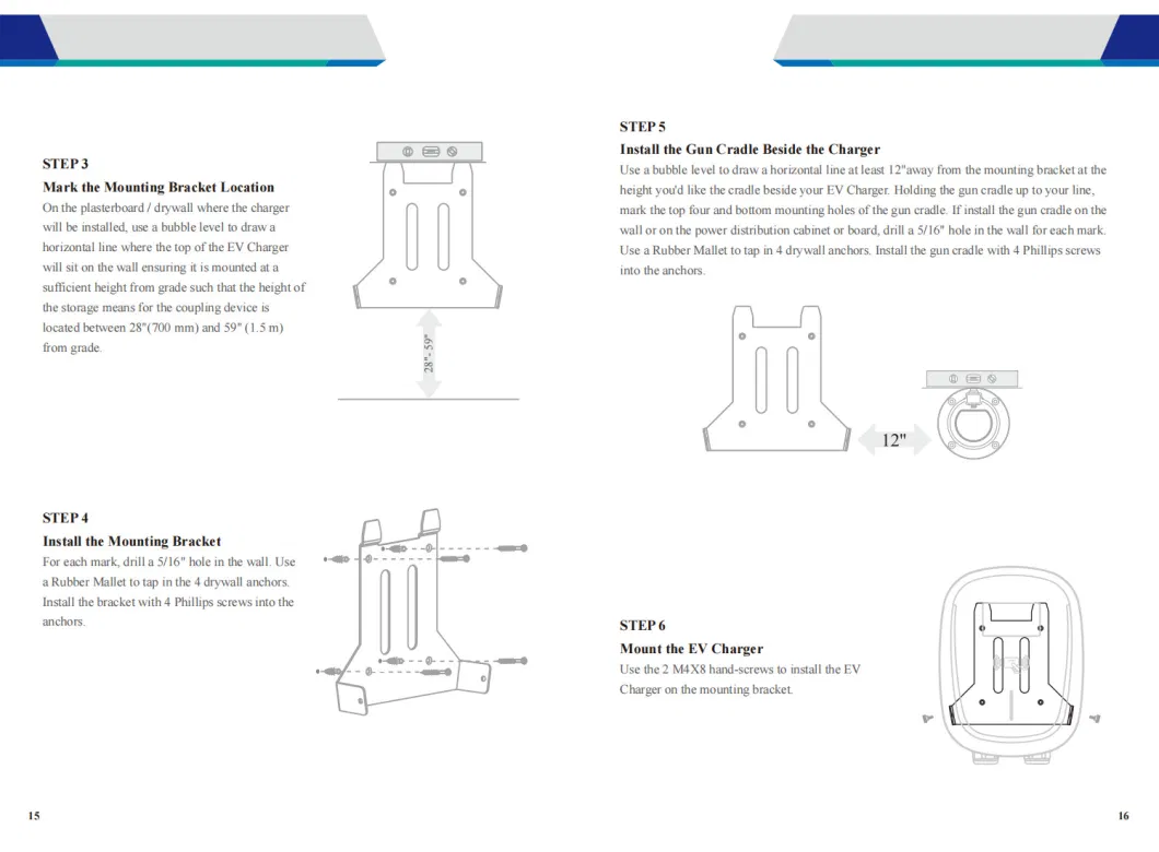 Electric Vehicle (EV) Charger 7.4kw/11kw/22kw with CE or UL Compliance for All Markets