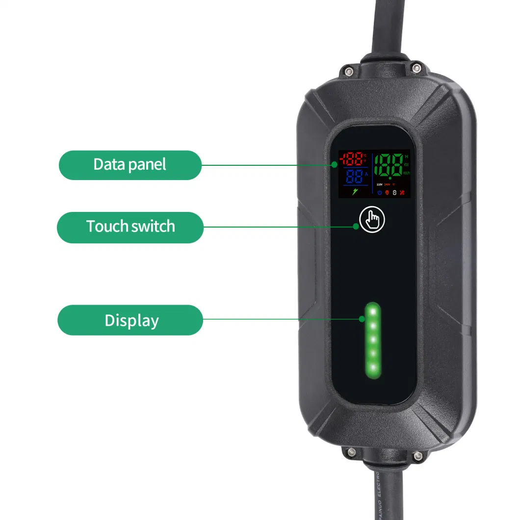 Home Use Intelligent 22kw 36A Wallbox EV Charger Phase 2 EV Charging Stations