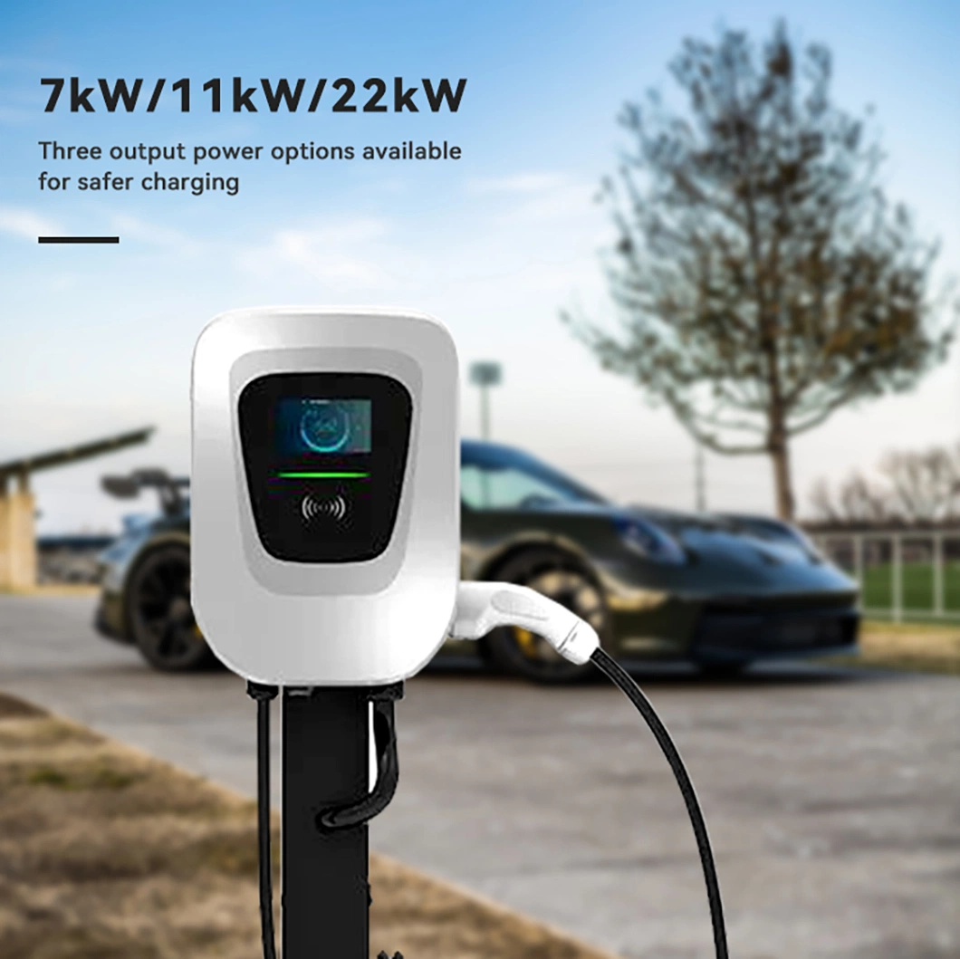 7kw/11kw/22kw Output Power Options Wall Box EV Charging Station