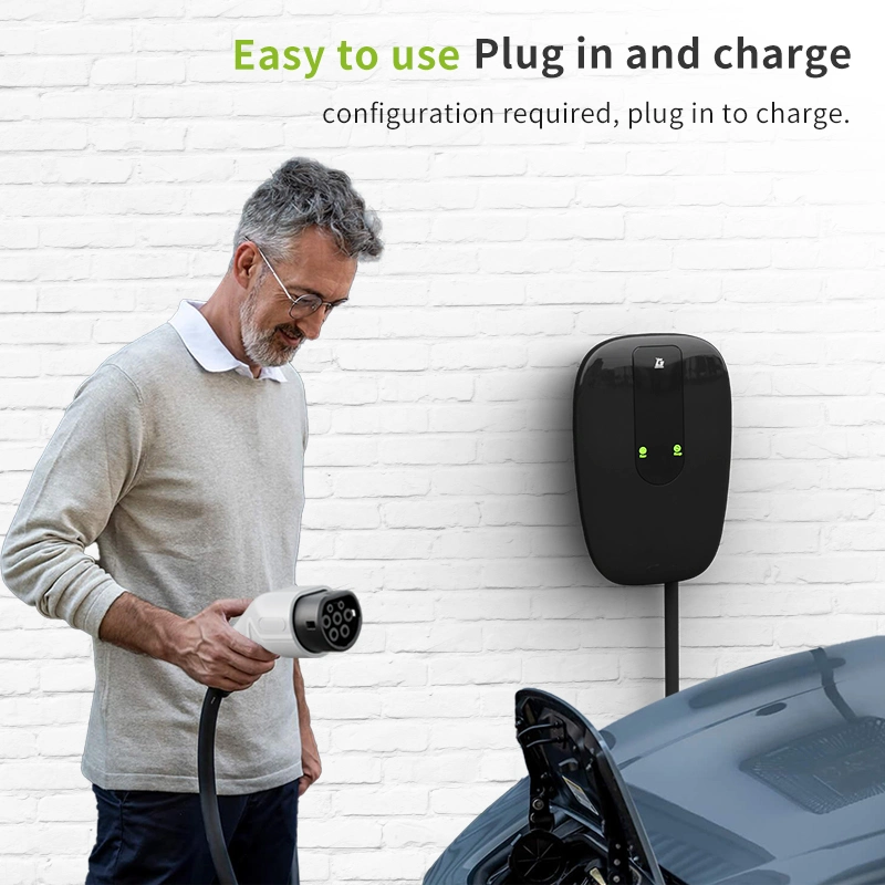 OEM 7kw 32A Electric Vehicle Charger Plug&Play Wallbox for Home Use