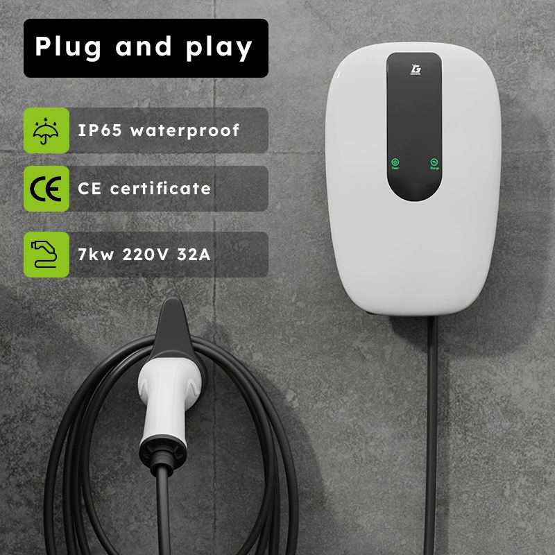 11kw Plug and Play Type 1/Type2/Gbt Electric Car Charger for Home Charging