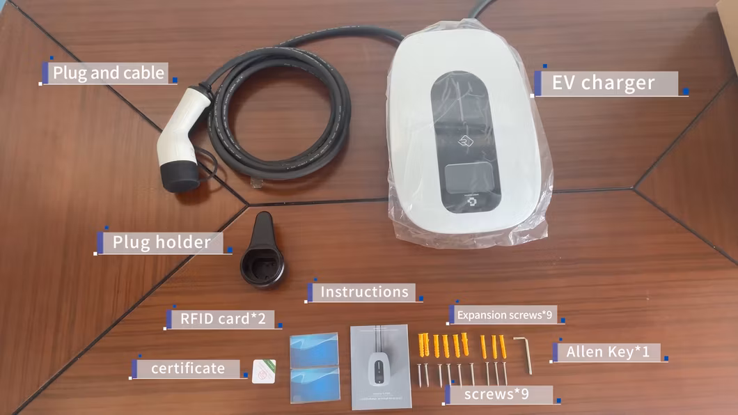 OEM EV Car Smart EV Charging Station for Residential and Public Buildings