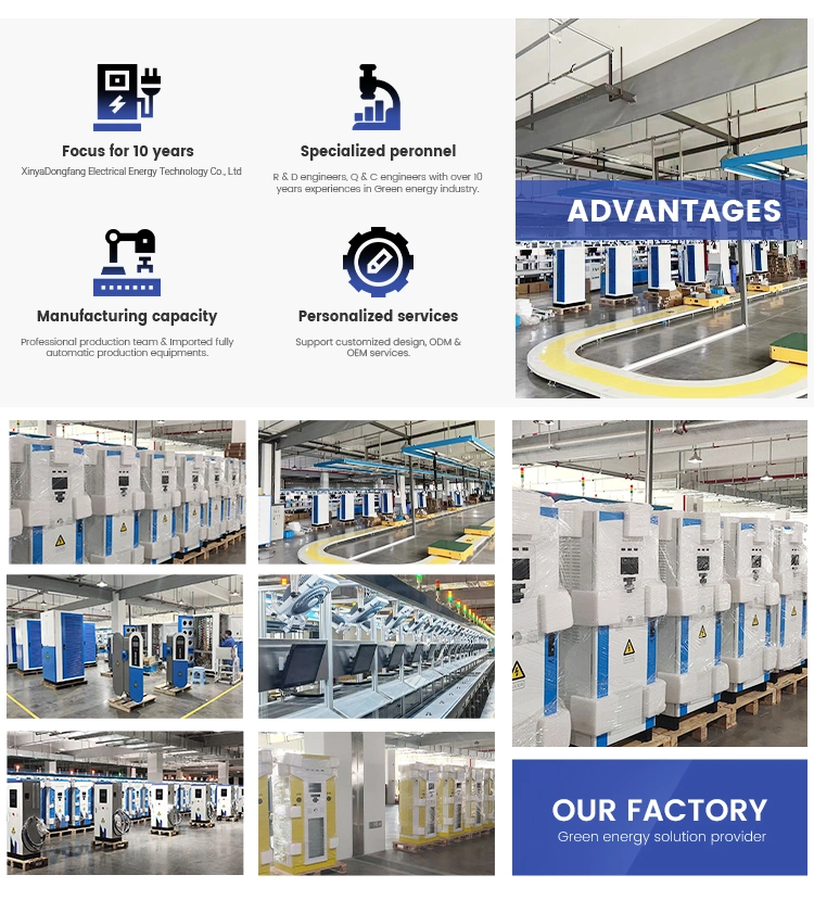 Xydf DC Fast Steady Performance 120kw 160kw 180kw Gbt, CCS1, CCS2, Chademo Electric Vehicle Charging Station