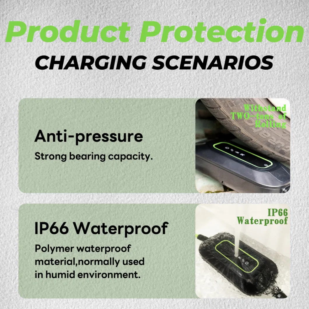 16A Type1 SAE J1772 Portable EV Charging Box for Commercial