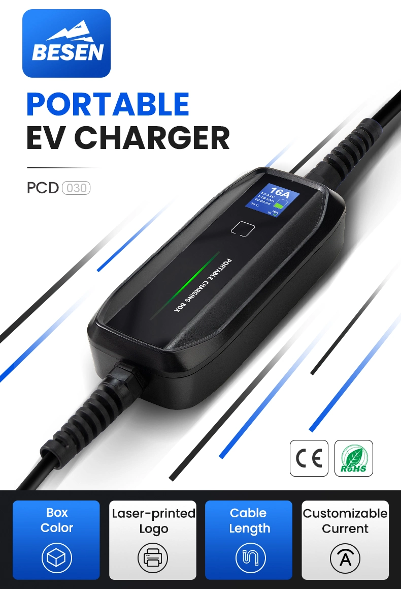 10A 16A to Schuko Plug EV Charging Box for Electric Cars