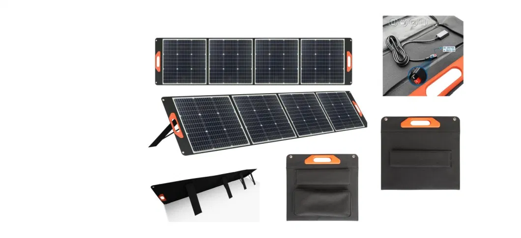 High Quality with USB Port Outdoor Camping Folding Solar Panels