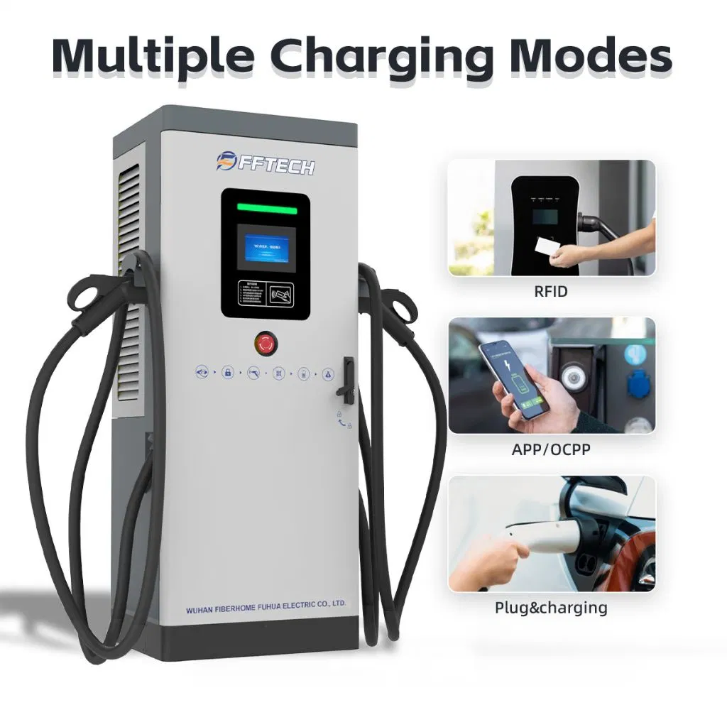 Fftech EV Charging Station DC 60-180kw IP54 Ultra Powerful Electric Car Charger