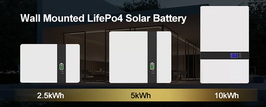 Powerwall Smart Charger for Solar Panels 6000 Cycle 51.2V 200ah 10kwh Battery