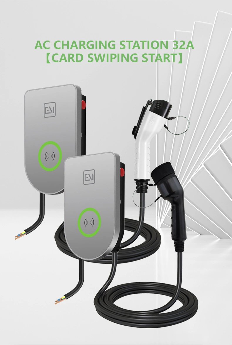 Type 2 EV Charger EU Ocpp 32A Electric Vehicle Car Charger Wall Box 7kw/11kw/22kw AC Charging Station