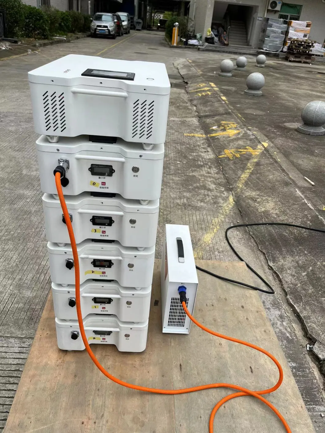 Portable EV Charger 20kw 60A DC Fast Charger CCS EV DC Charging Station Portable Mobile Power Station