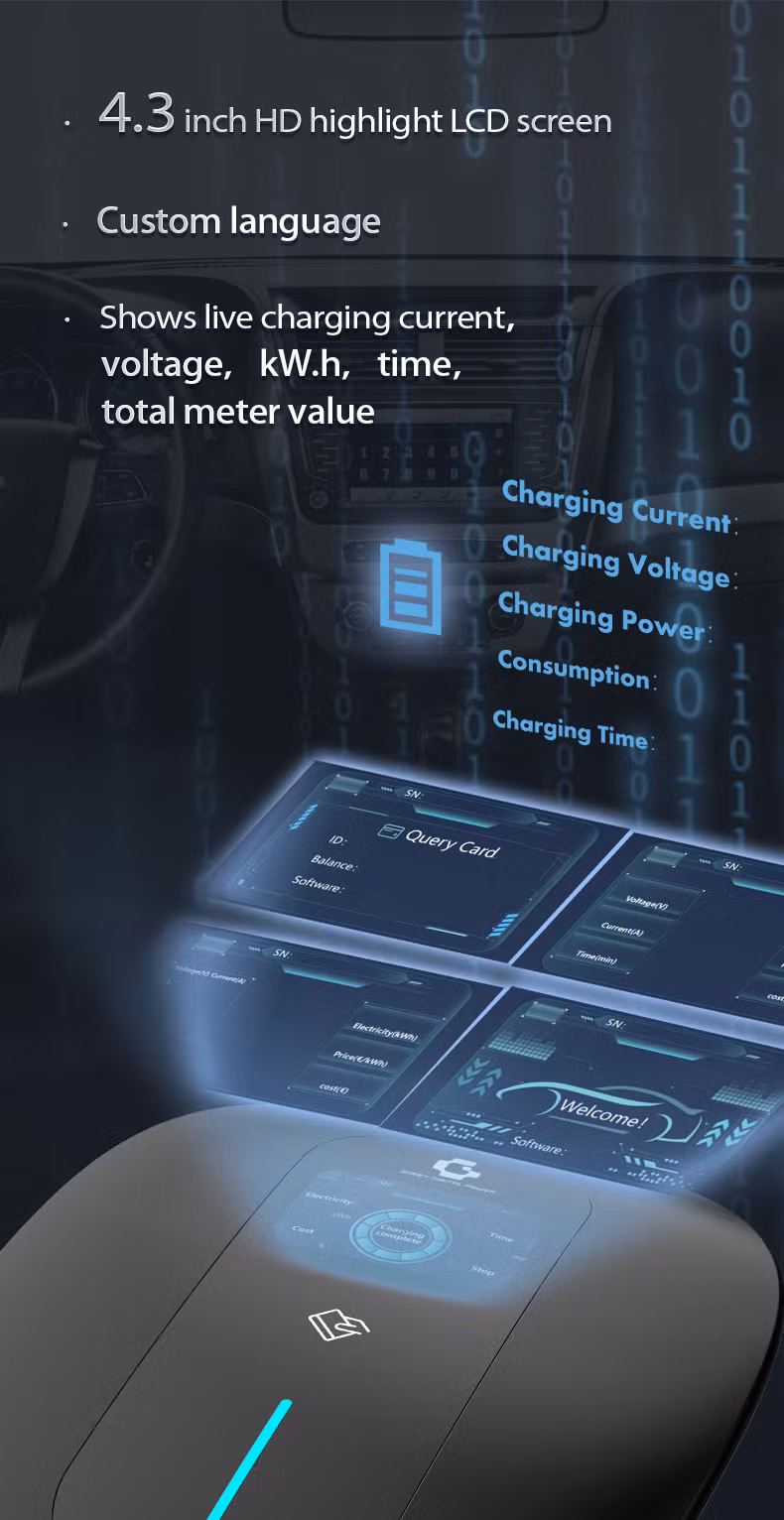 Electric Vehicle EV Charging Units for Home 7kw Chargers