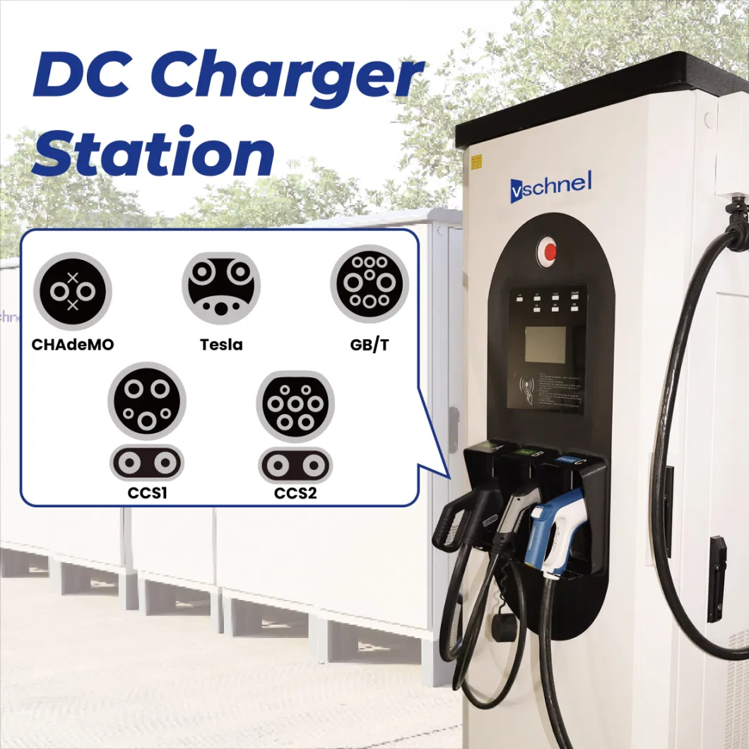 Fast Smart Charging Pile 30kw 60kw CCS/Gbt DC Electric Vehicle Charger Charging Station Ocpp Commercial